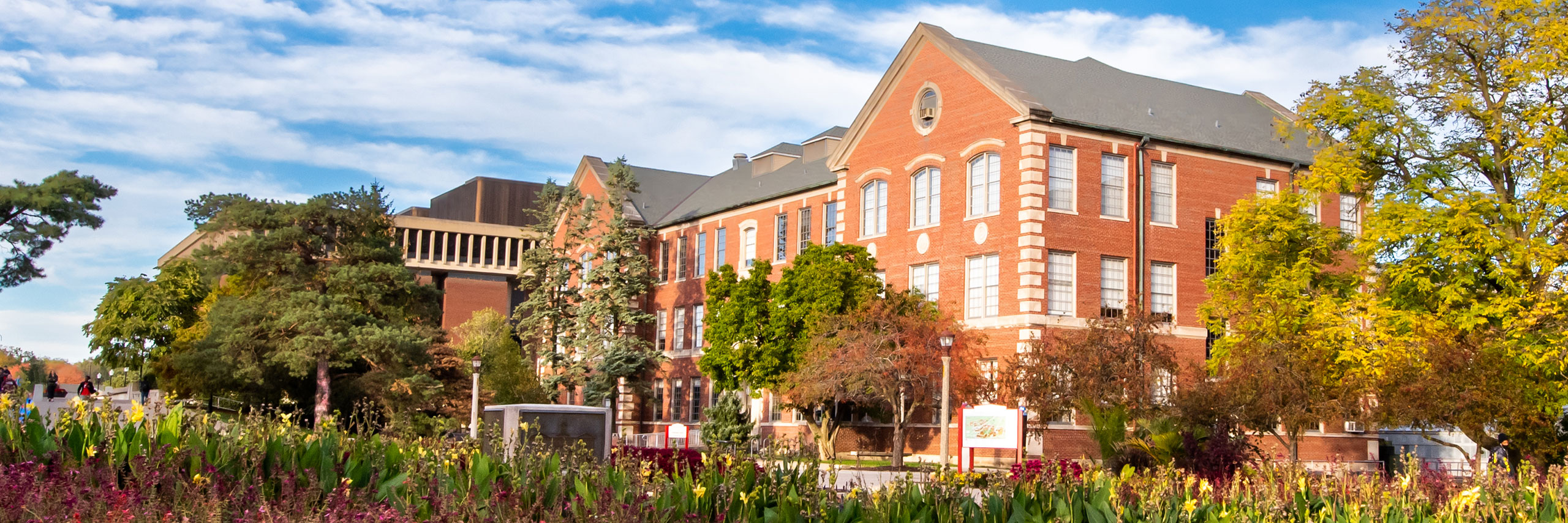 Exterior of Felmley Hall of Science building.
