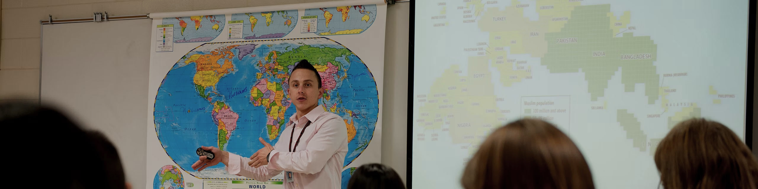 Professor lecturing.