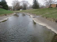 bloomington urban stream.